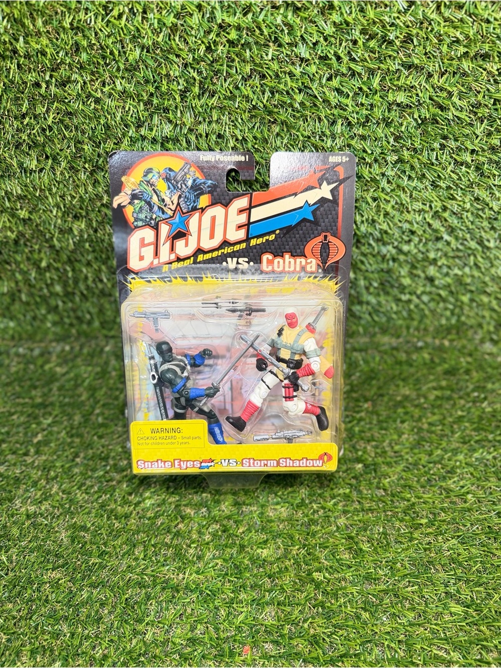 G.I.Joe vs Cobra: SNAKE EYES vs STORM SHADOW Hasbro 2001